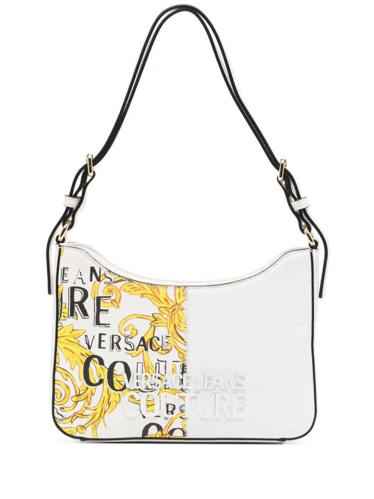 Versace Jeans Couture Barocco print shoulder bag - White Cover