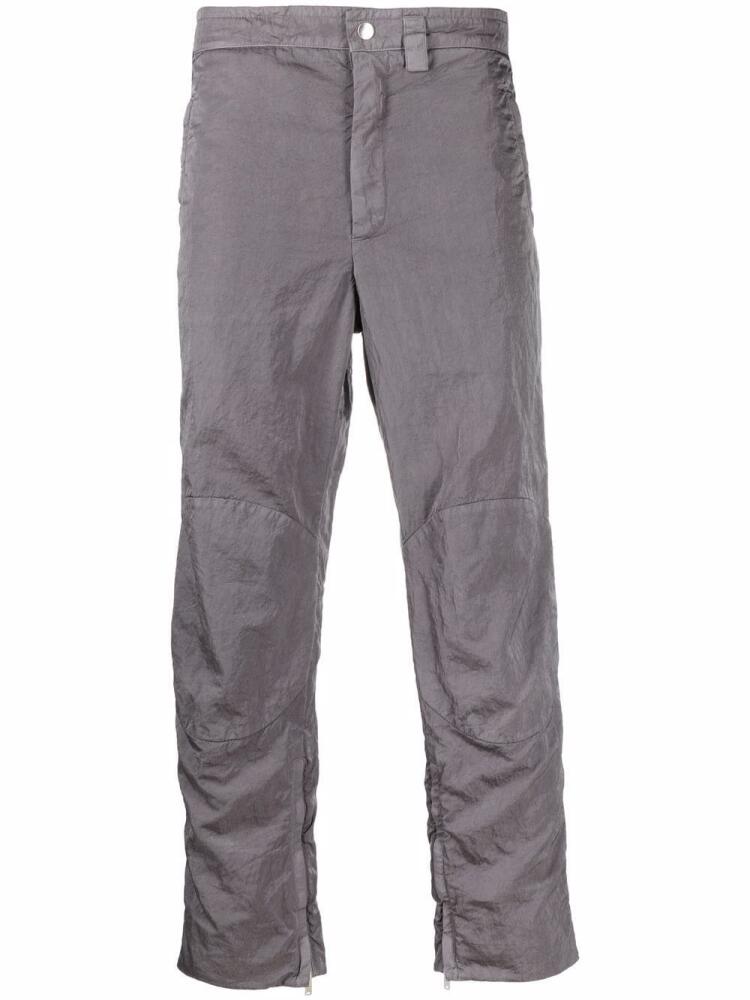 Jil Sander slim-fit draped trousers - Grey Cover