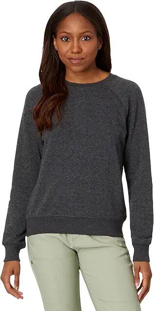 Prana Cozy Up Sweatshirt (Charcoal Heather) Women's Sweatshirt Cover