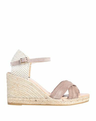 Gaimo Woman Espadrilles Dove grey Soft Leather, Textile fibers, Jute Cover