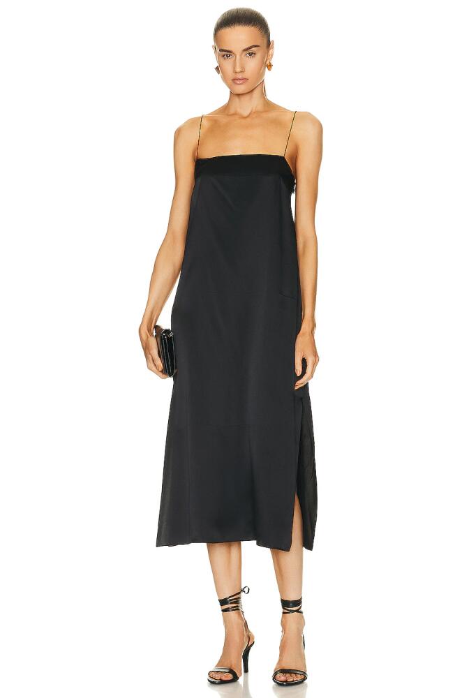 KHAITE Sicily Dress in Black Cover