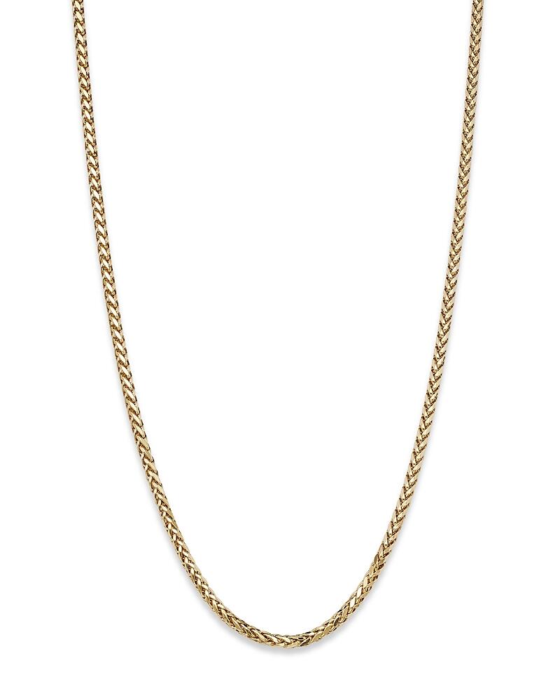 Bloomingdale's Fine Collection Men's Wheat Link Chain Necklace in 14K Yellow Gold, 24 - Exclusive Cover