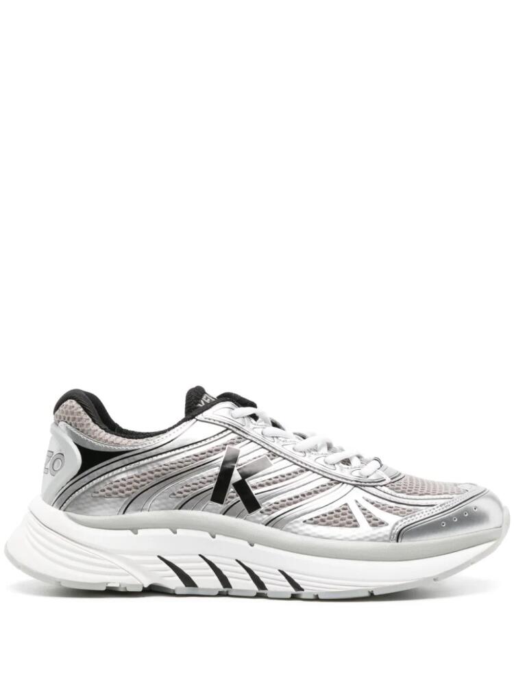 Kenzo Pace metallic mesh sneakers - Grey Cover