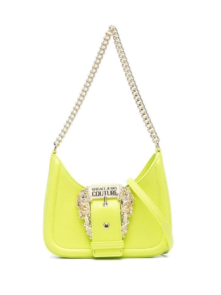 Versace Jeans Couture Baroque buckle shoulder bag - Green Cover