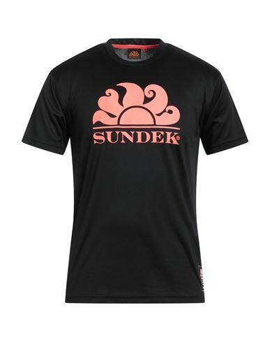 Sundek Man T-shirt Black Polyester Cover