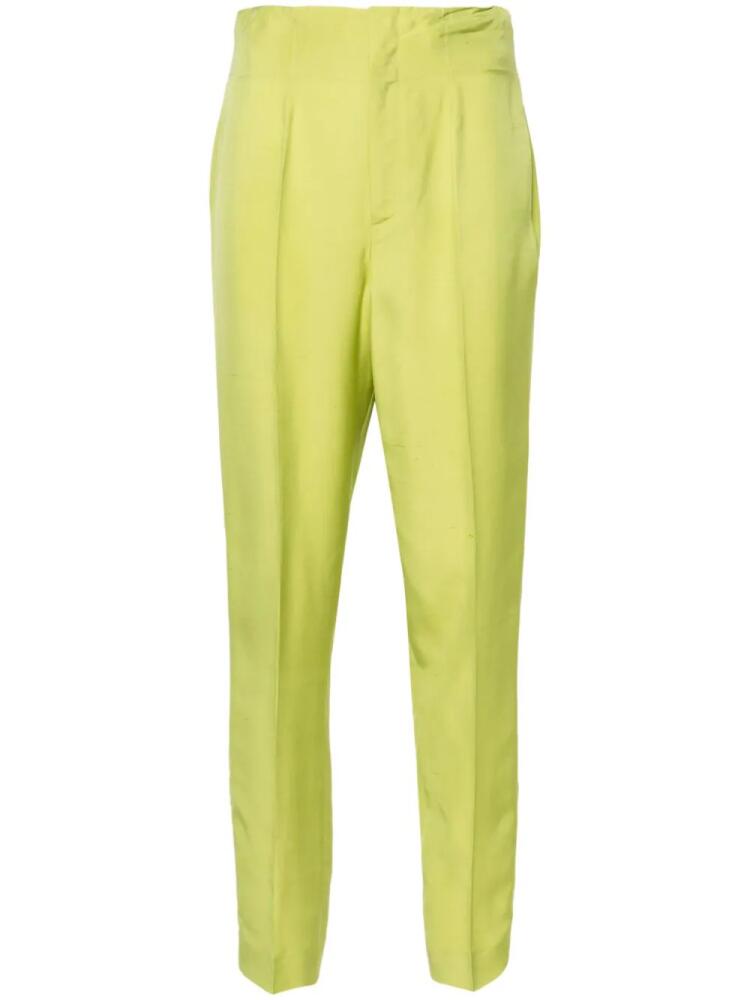 Ralph Lauren Collection high-waisted slim-fit trousers - Green Cover