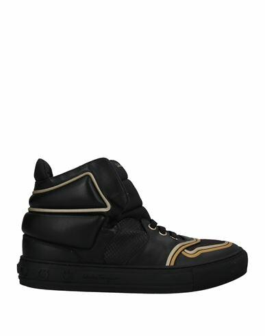 Ferragamo Woman Sneakers Black Soft Leather, Textile fibers Cover