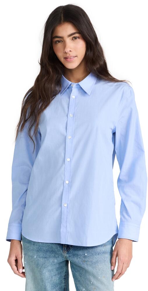 Nili Lotan Raphael Classic Shirt Light Blue Cover