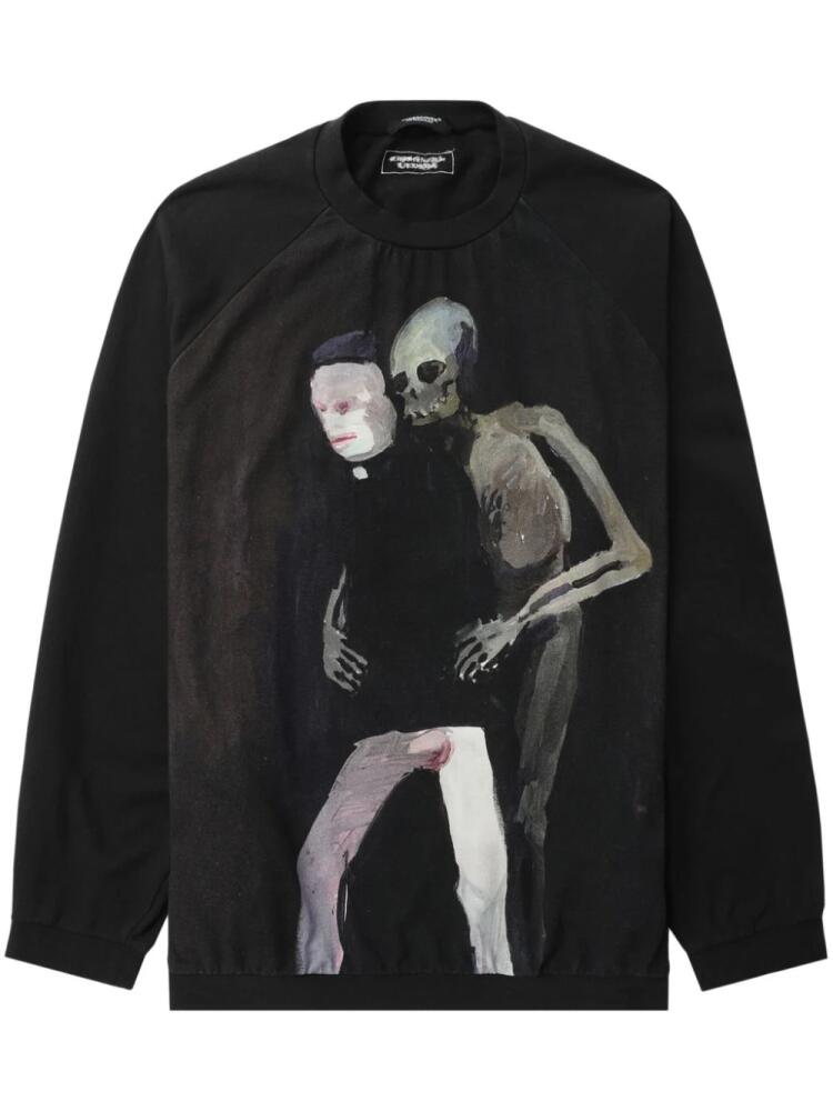 Undercover x Helen Verhoeven cotton sweatshirt - Black Cover