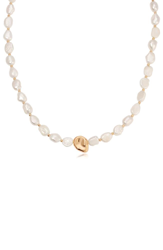 Ettika Freshwater Pearl Necklace in Gold Cover