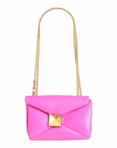 Valentino Garavani Woman Shoulder bag Fuchsia Soft Leather Cover