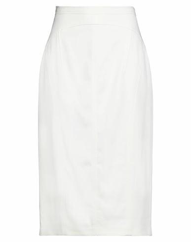 N°21 Woman Midi skirt Ivory Viscose, Elastane Cover