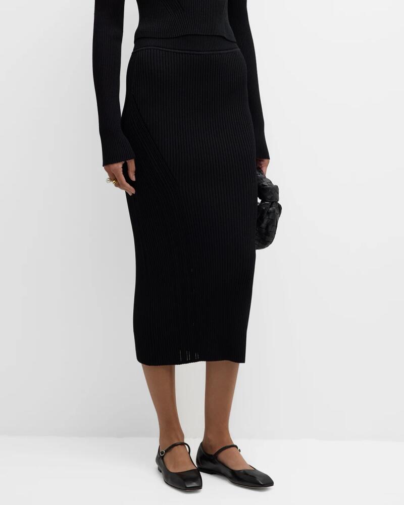 A.L.C. Joni Ribbed Midi Skirt Cover