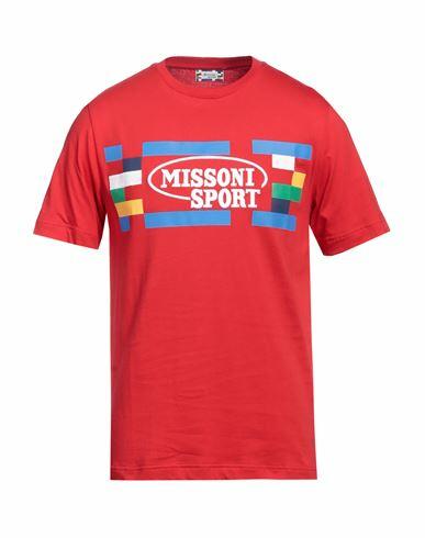 Missoni Man T-shirt Red Cotton Cover