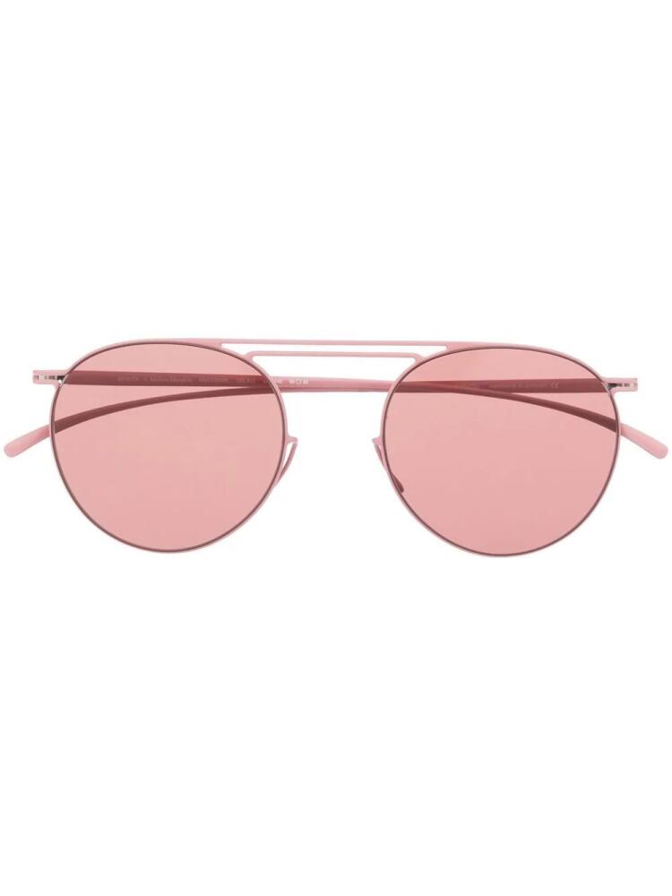 Mykita round-frame tinted sunglasses - Pink Cover