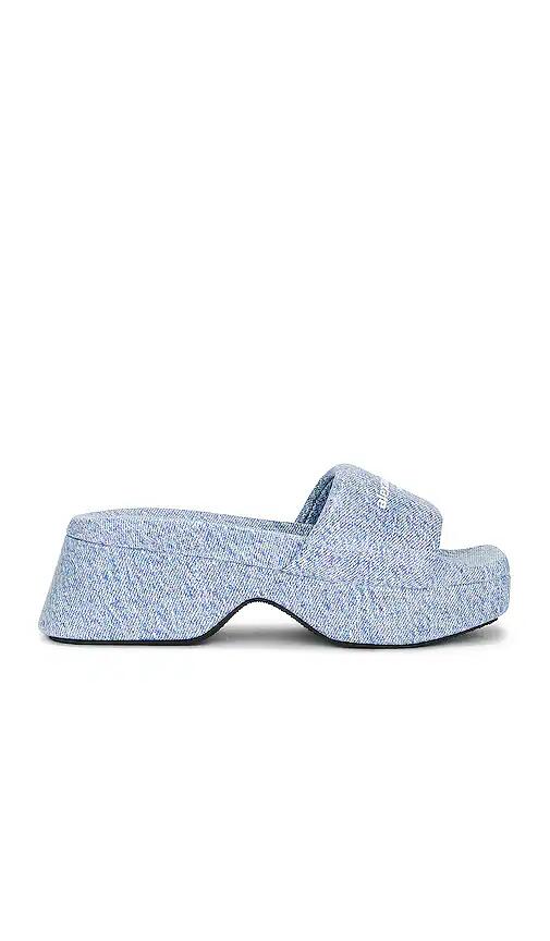 Alexander Wang Float Slide in Blue Cover