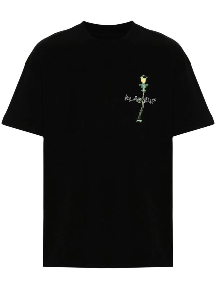 FLÂNEUR Lantern T-shirt - Black Cover