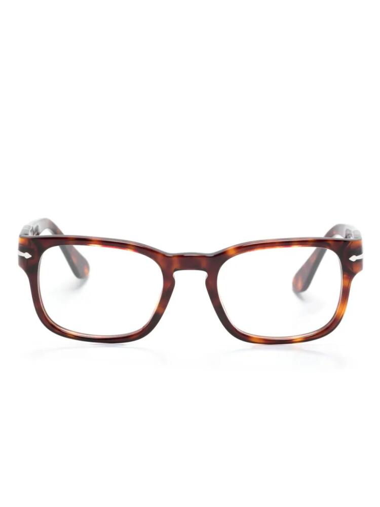 Persol PO3334V square-frame glasses - Brown Cover