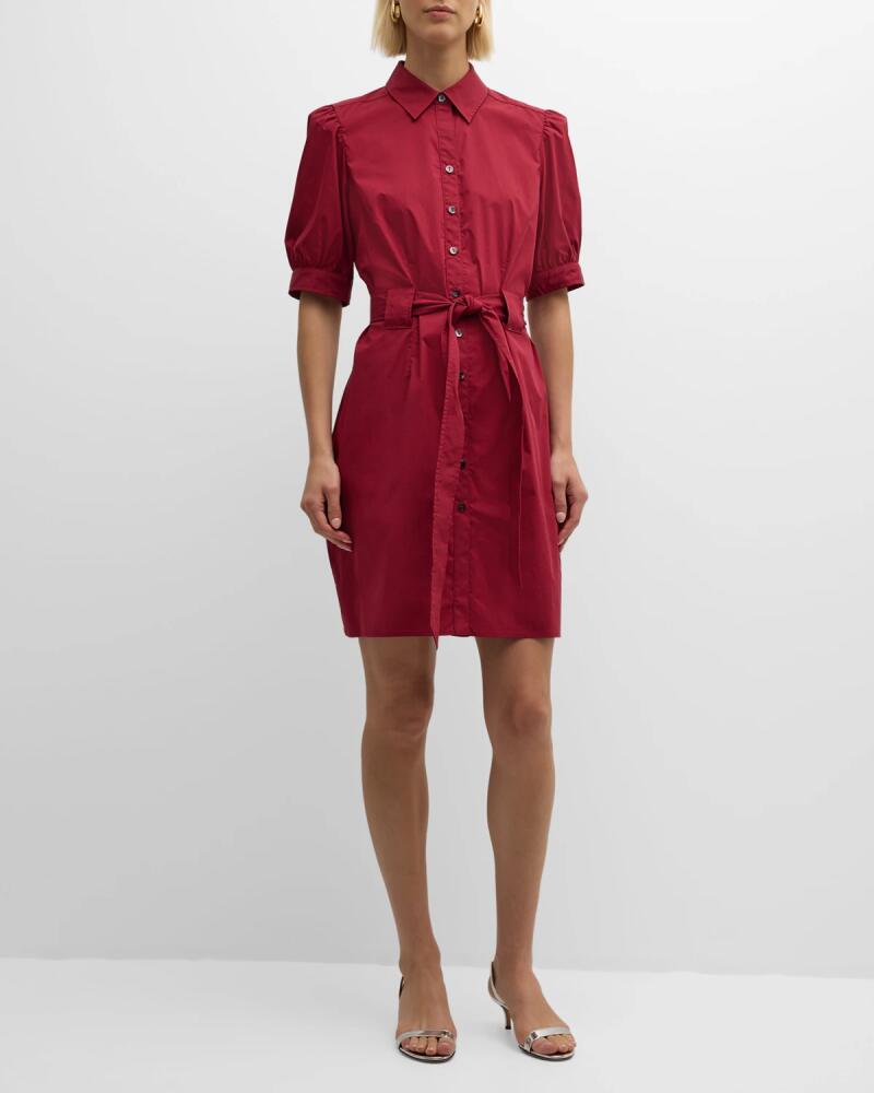 Finley Piper Belted Weathercloth Shirtdress Cover