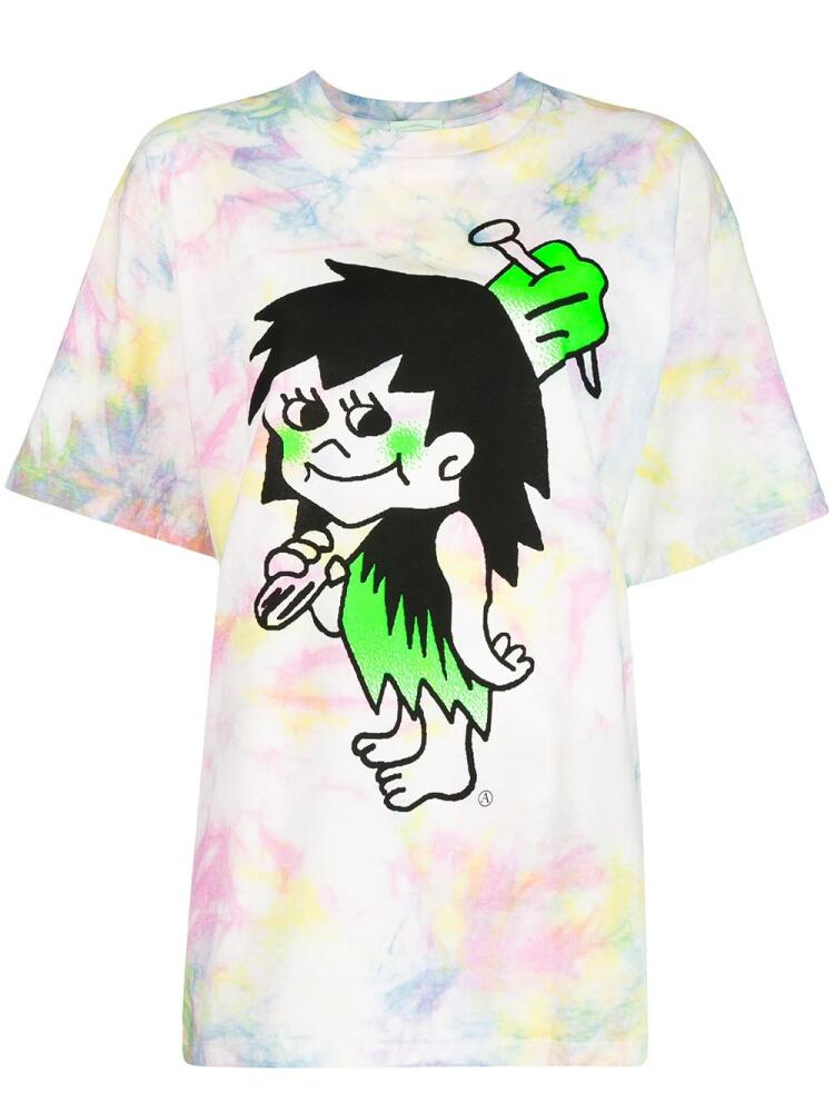 Aries Cavewoman tie-dye T-shirt - Multicolour Cover