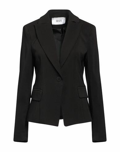 Silvian Heach Woman Blazer Black Polyester, Elastane Cover