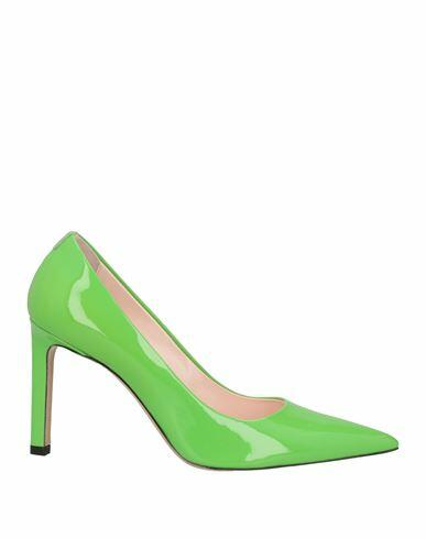 Boss Woman Pumps Acid green Leather Cover