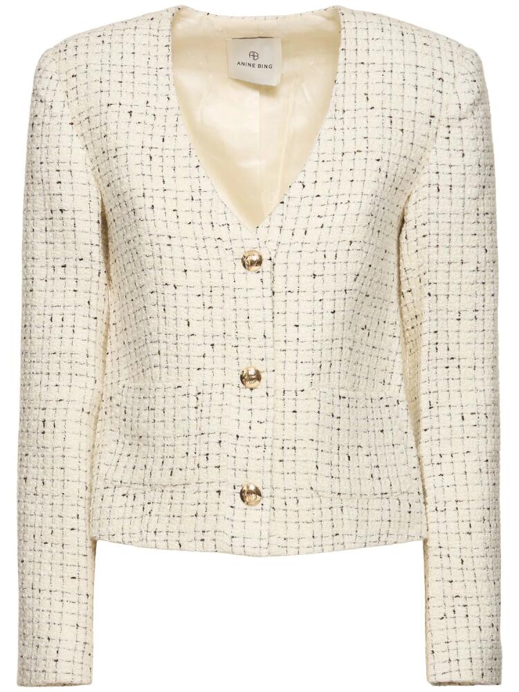 ANINE BING Anitta Tweed Jacket Cover