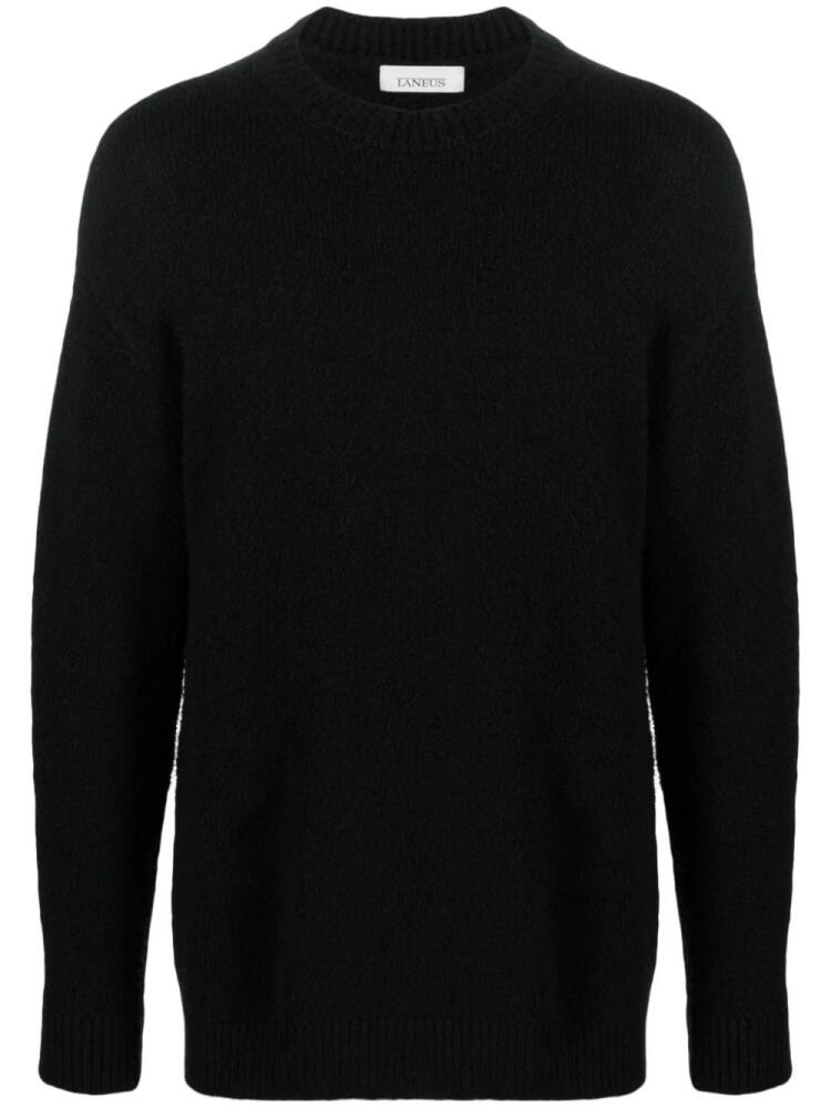 Laneus chenille cotton blend jumper - Black Cover