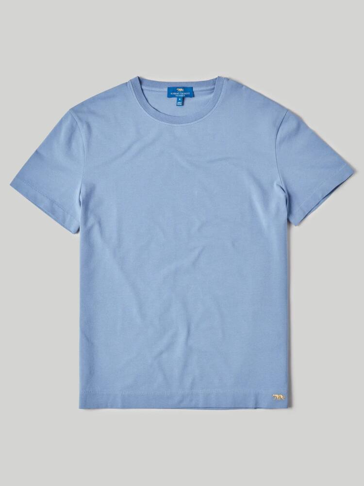 Robert Talbott Dean Stretch Jersey Tee in Legacy Blue Cover