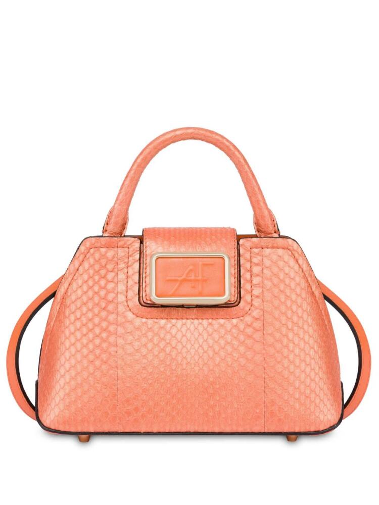 Alberta Ferretti Albi33 snakeskin mini bag - Orange Cover