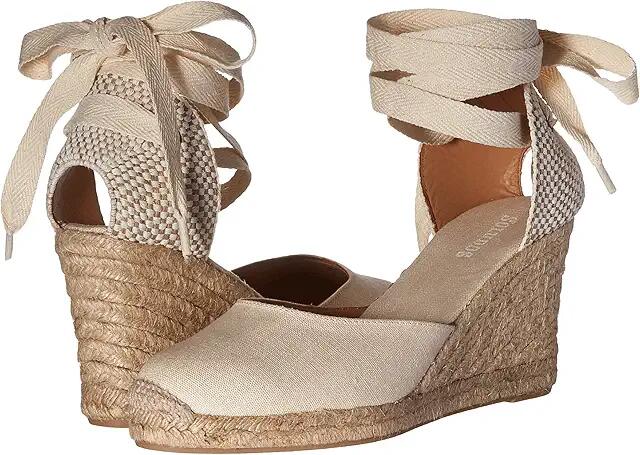 Soludos Marseille Wedge Espadrille (La Concha Ivory) Women's Sandals Cover