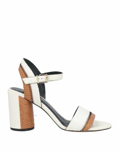 Bruno Premi Woman Sandals Off white Goat skin Cover