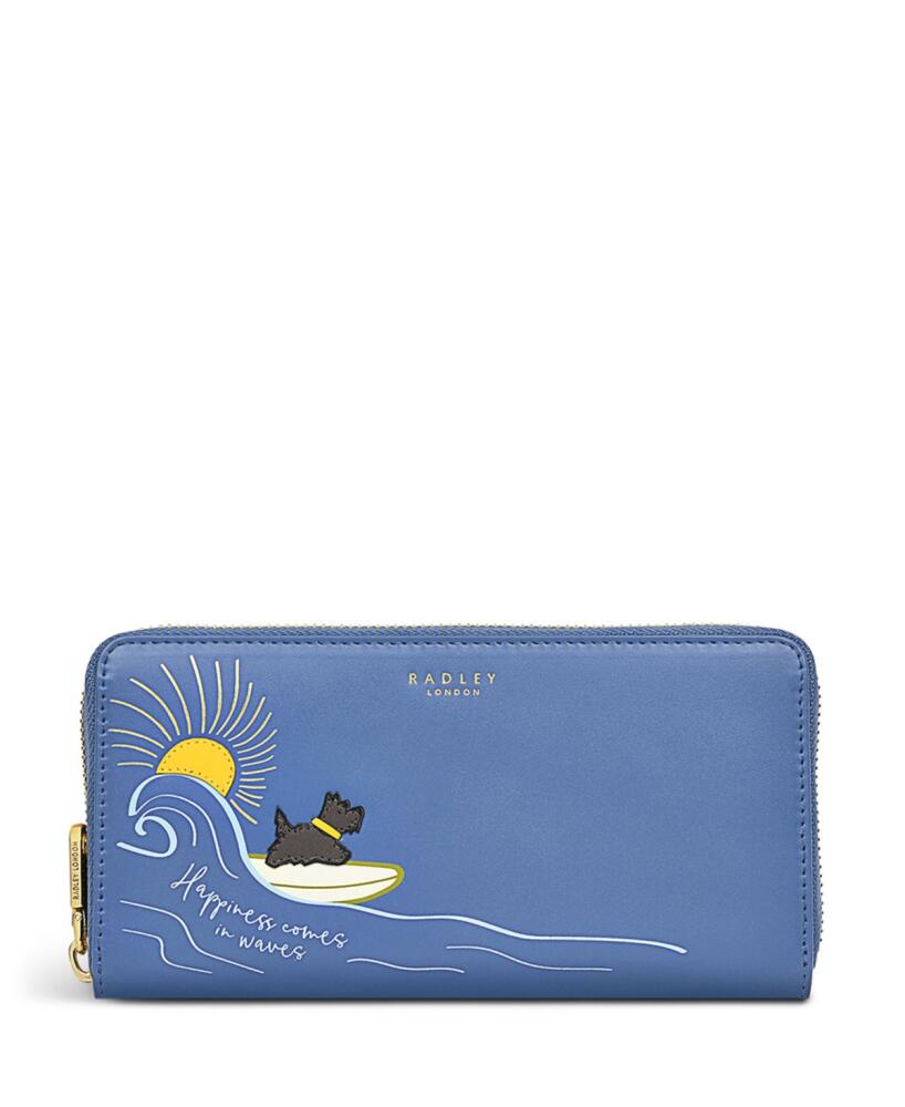 Radley London Happiness Comes in Waves Zip Around Wallet - Boathouse Cover