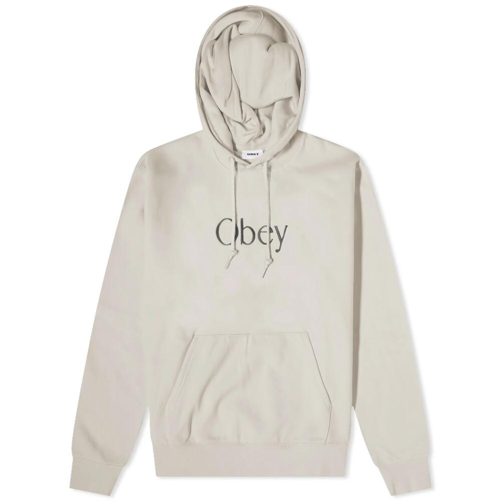 Obey Men's Ages Hoody in Silver Grey Cover