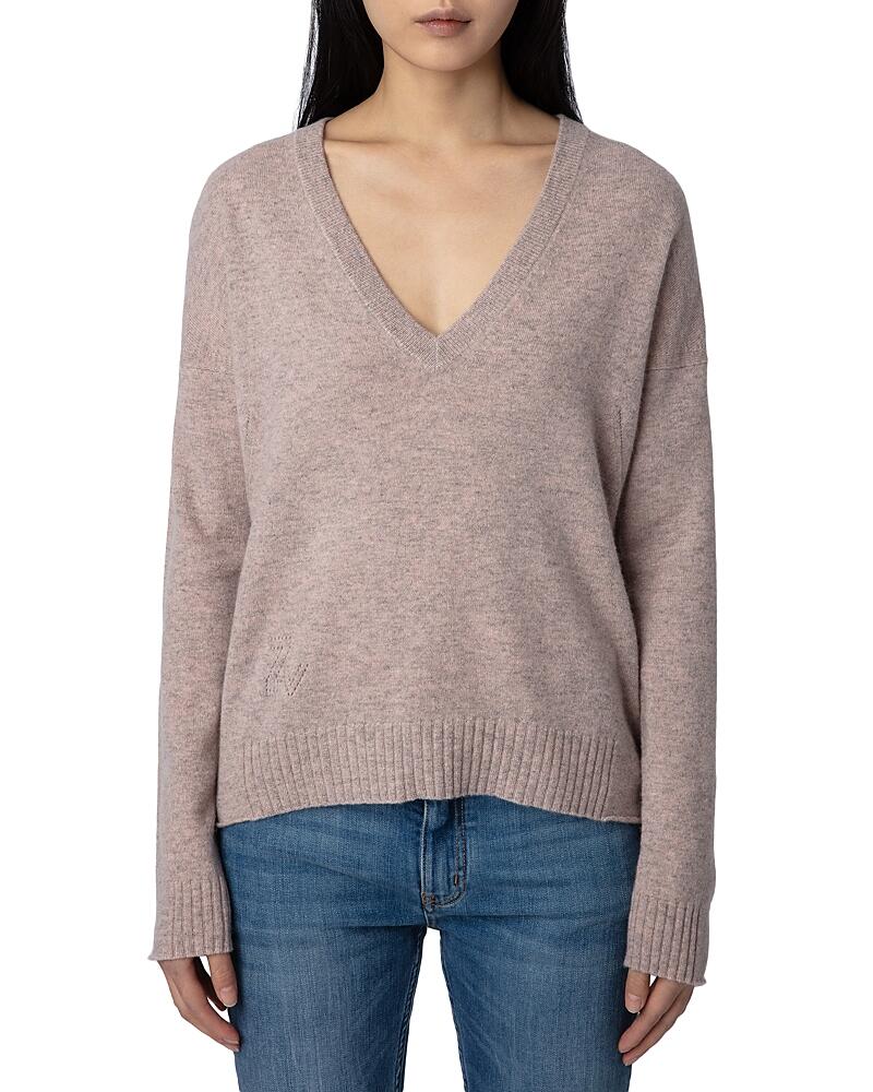 Zadig & Voltaire Vivi Cashmere Star Patch Sweater Cover