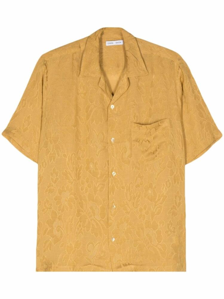 Cmmn Swdn Duncan full jacquard shirt - Gold Cover