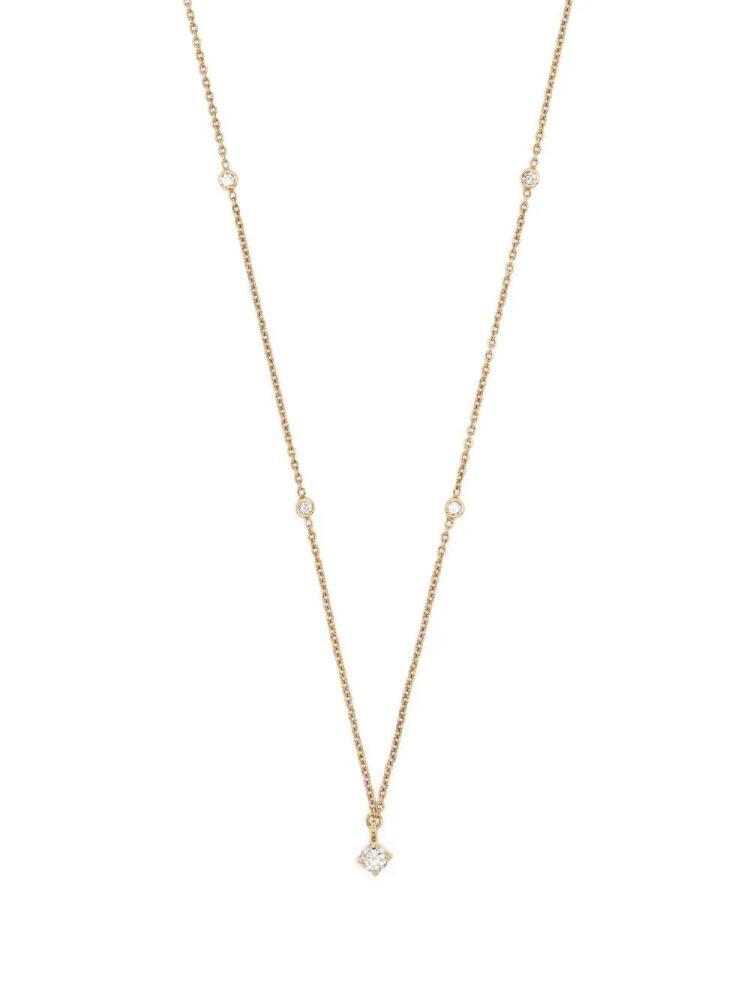 We by WHITEbIRD 18kt yellow gold Holly diamond necklace Cover