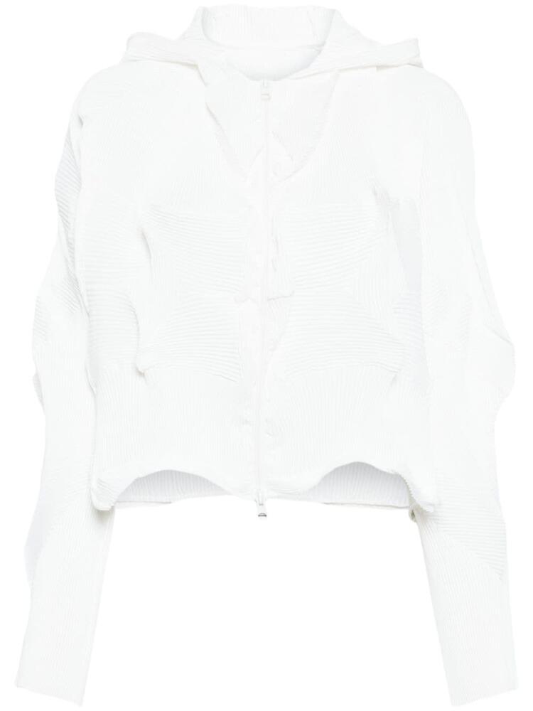 JNBY striped asymmetric jacket - White Cover