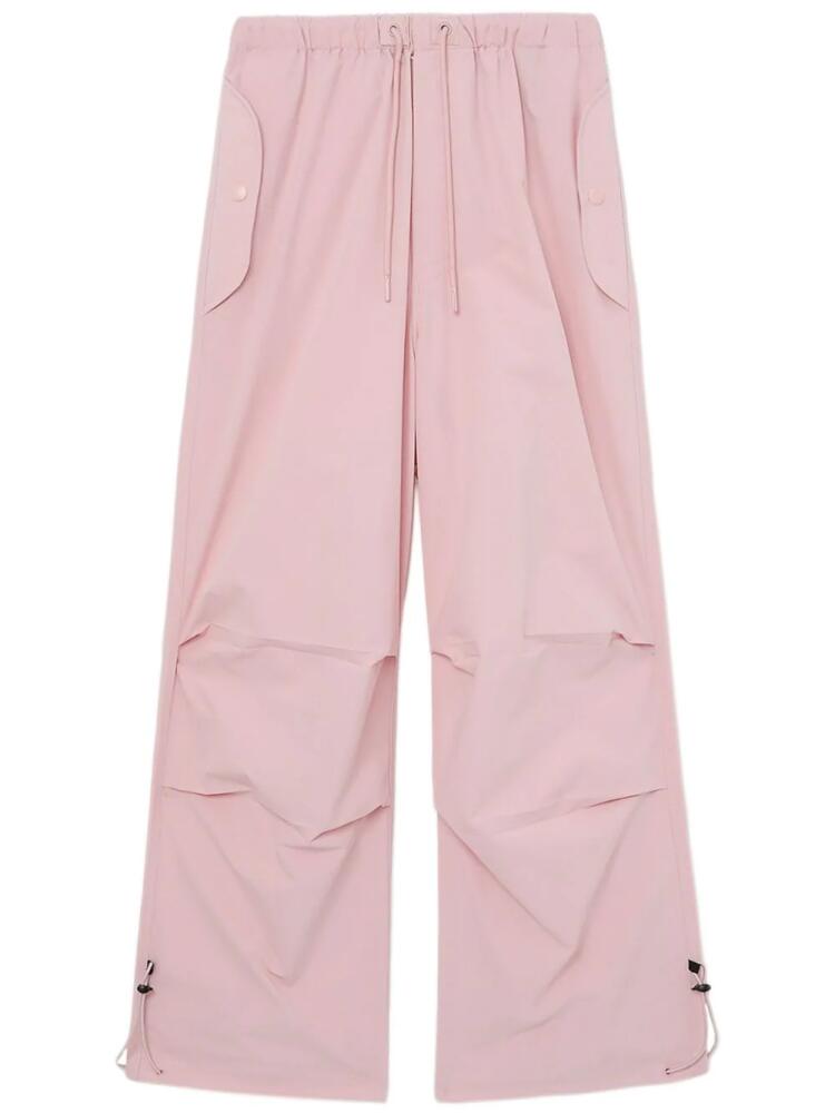 FIVE CM drawstring-ankle cargo trousers - Pink Cover