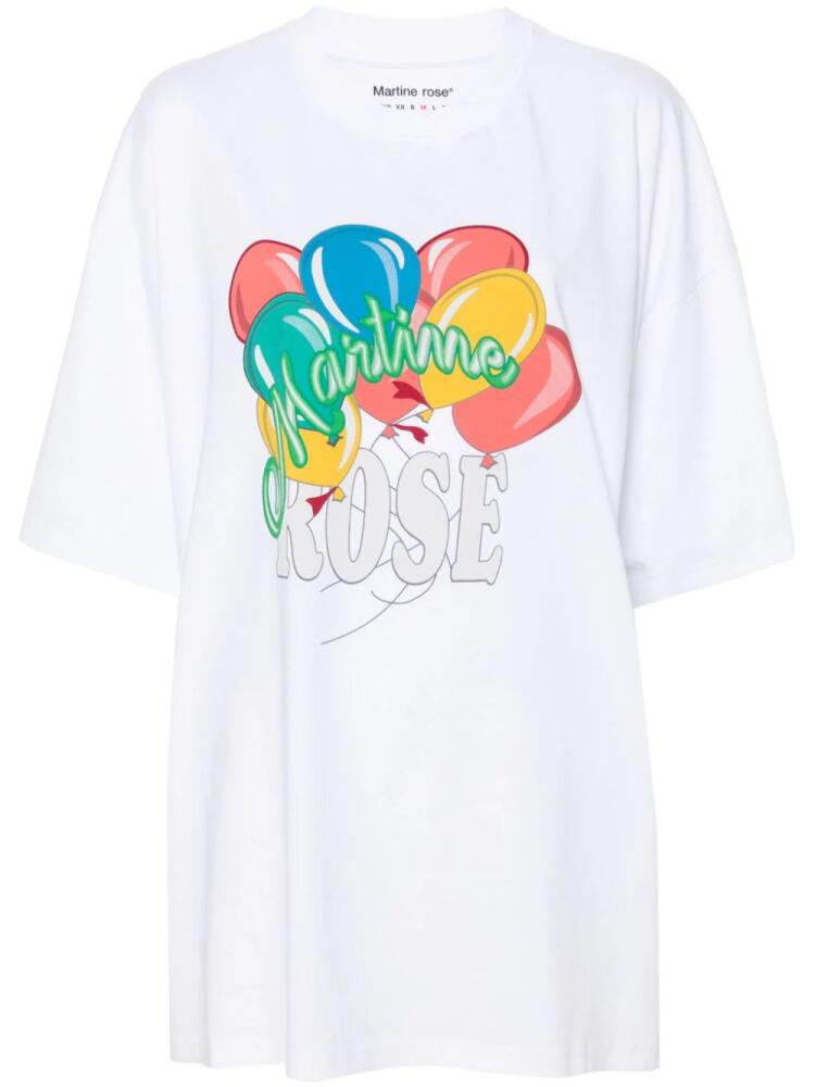 Martine Rose Oversized T-shirt - White Cover