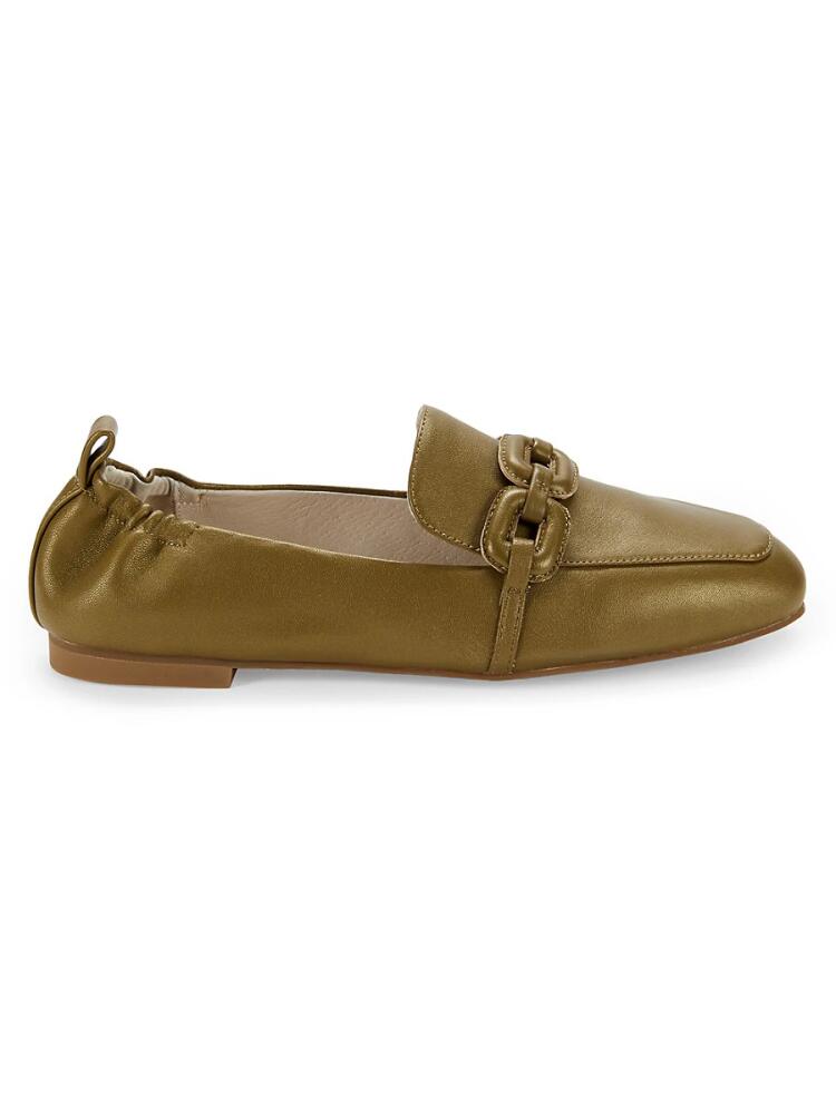 Sanctuary Women's Leather Loafers - Dull Gold Cover