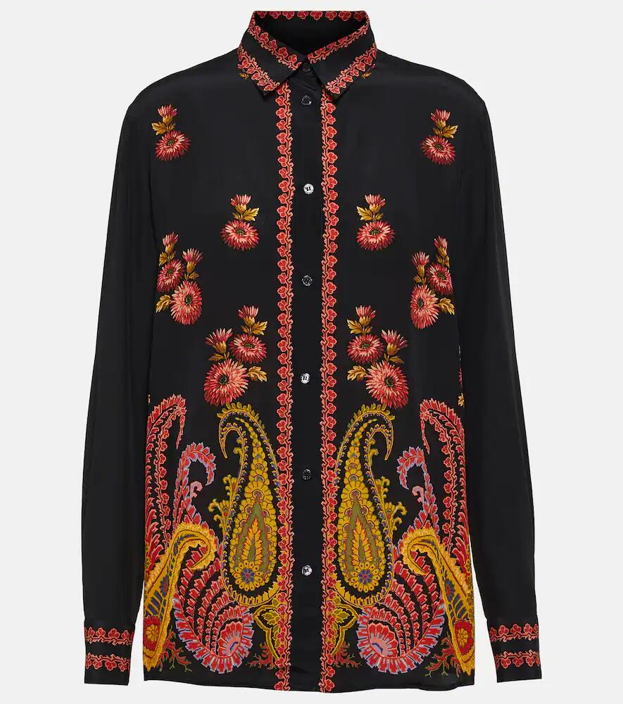 Etro Paisley silk blouse Cover