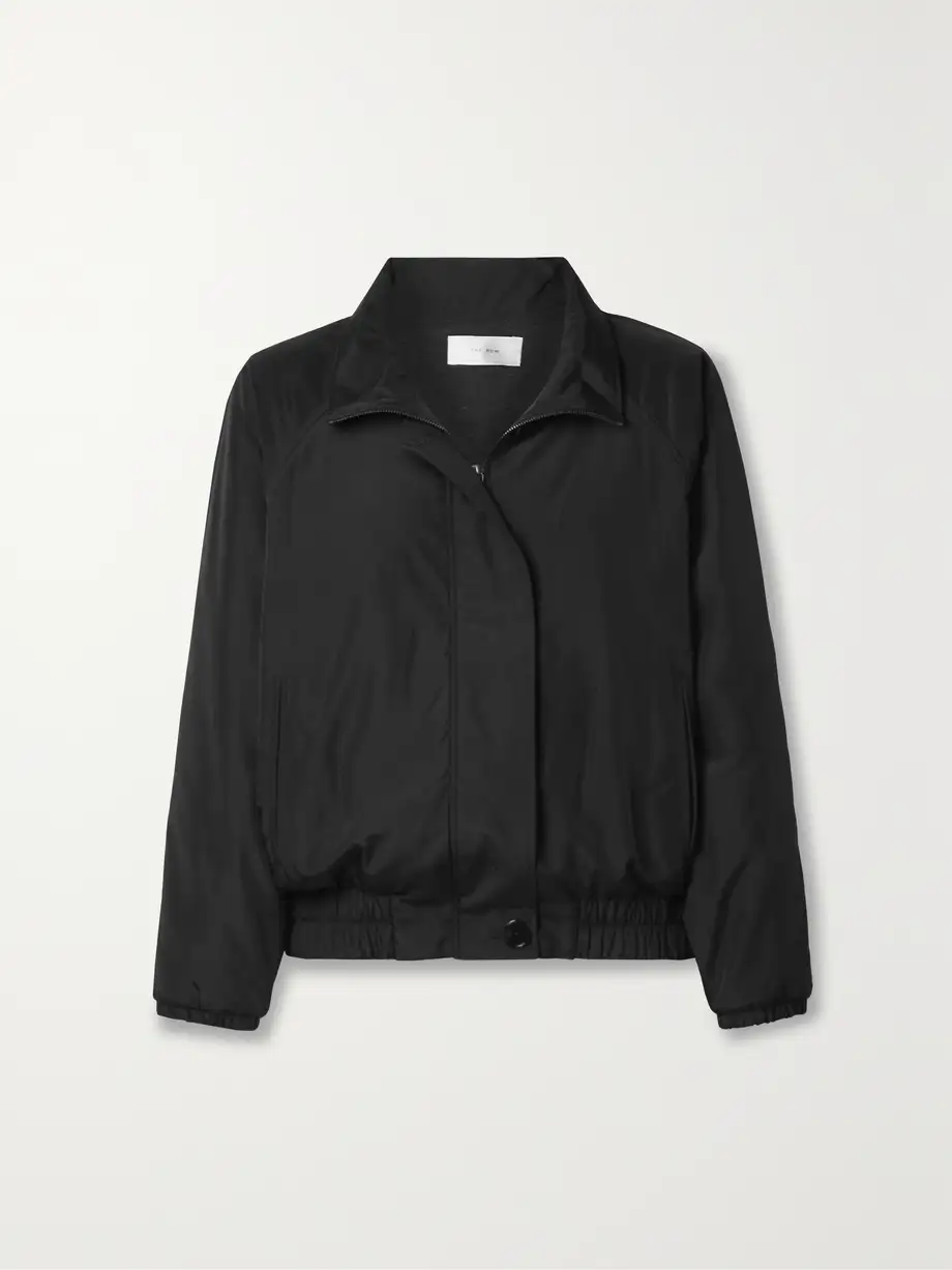 The Row - Ide Padded Shell Bomber Jacket - Black Cover