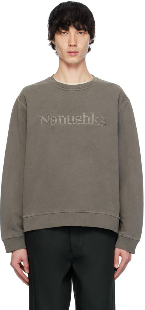 Nanushka Gray Mart Sweatshirt Cover