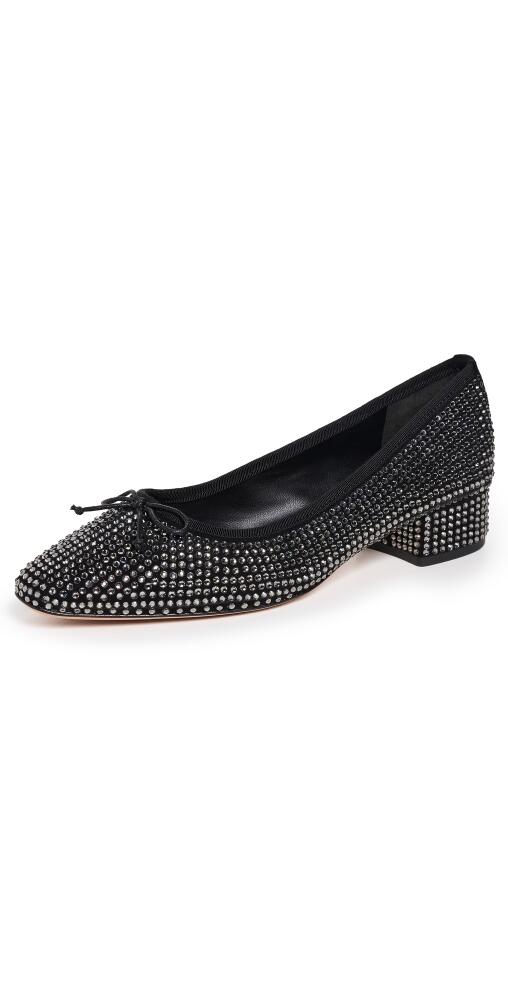 Veronica Beard Cecile Ballet Pumps Black/Black Diamond Cover