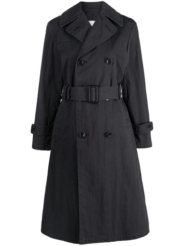 Maison Margiela double-breasted trench coat - Black Cover