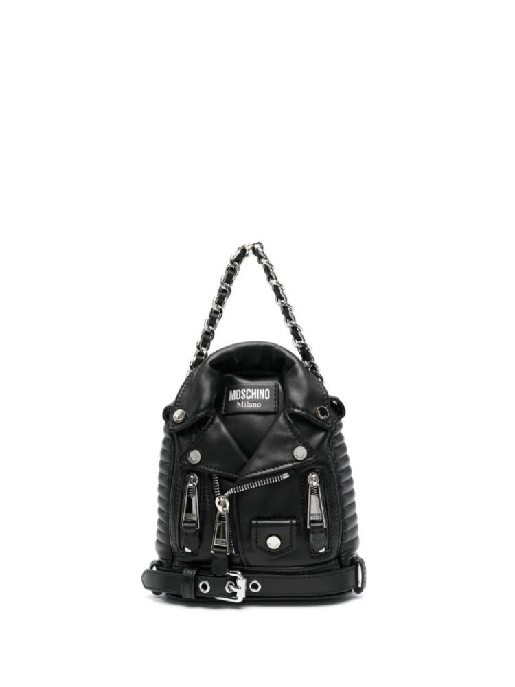 Moschino Biker backpack - Black Cover