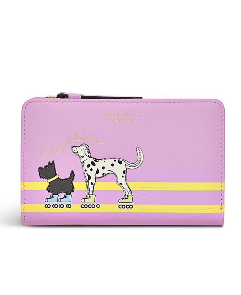 Radley London Get Your Skates On- Medium Bifold Purse - Sugar Pink Cover