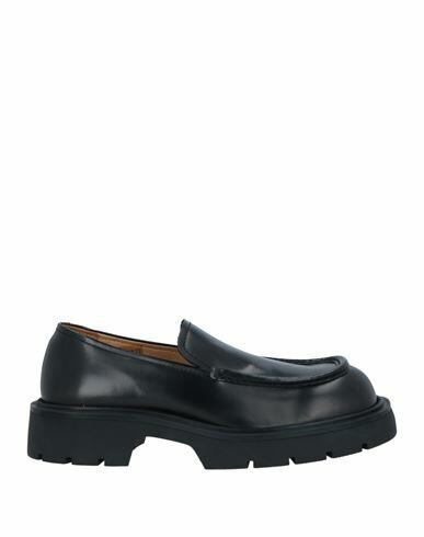 Sandro Man Loafers Black Leather Cover