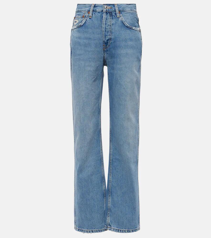 Re/Done High-rise straight jeans Cover